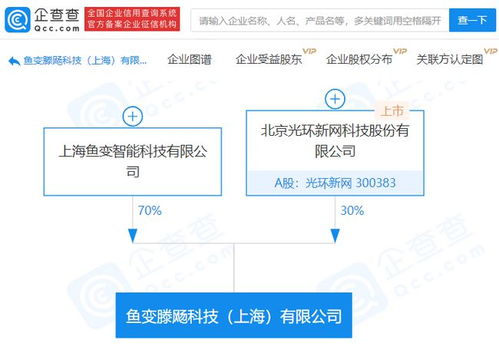 光環新網參股成立科技新公司，聚焦人工智能基礎軟件開發